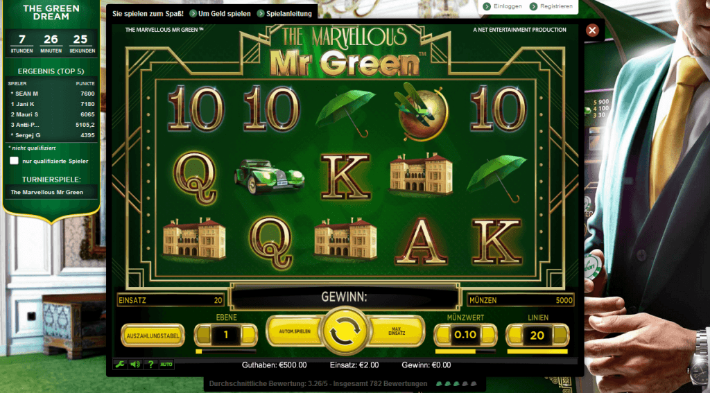 The Marvellous Mr. Green