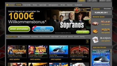 Eurogrand Casino: bis 1.000€ für unterwegs