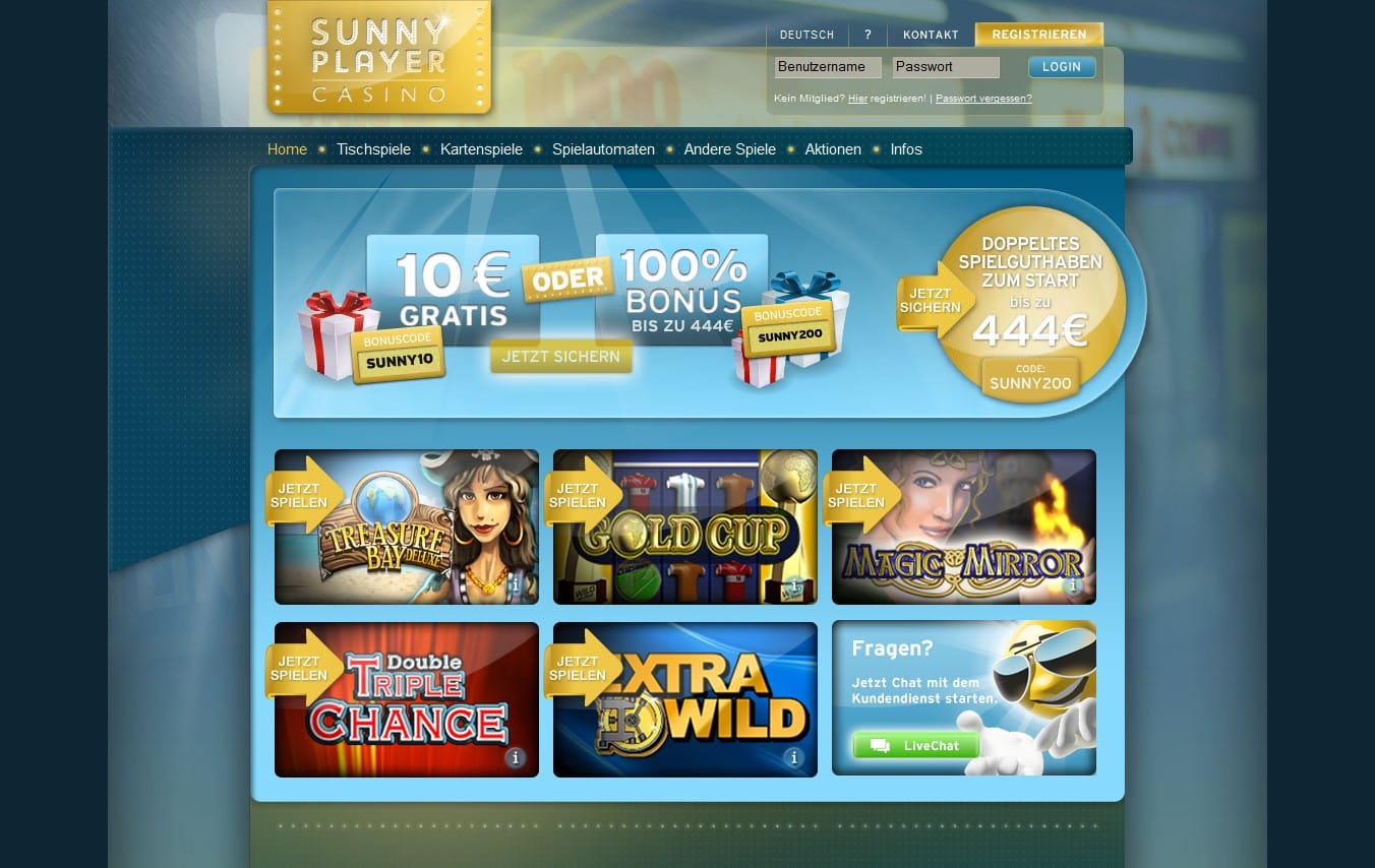 Sunnyplayer Casino Erfahrung