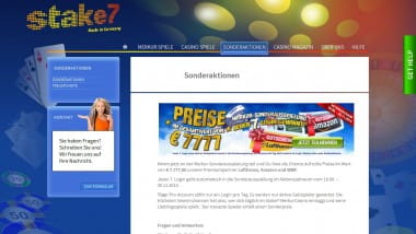 Merkur Sonderausspielung im Stake7 Casino