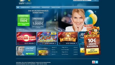 10 Euro gratis im Sunmaker Casino