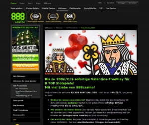 888casino Valentinstag