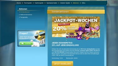 Jackpot Wochen im Sunnyplayer Casino