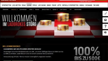 Ladbrokes mit gesondertem Bonus Store