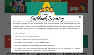 Quasargaming Casino Cashback Sonntag