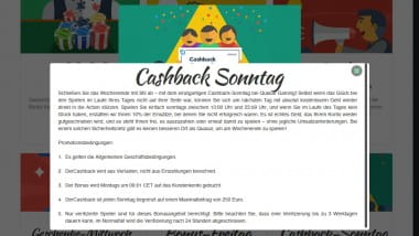 Kaffeekränzchen am Sonntag mit Cashback