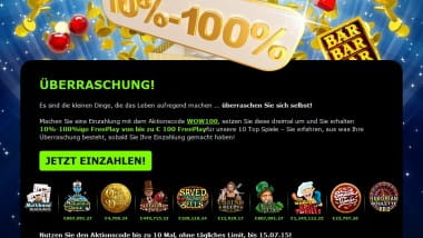 888Casino: 10 Prozent oder doch 100 Prozent?