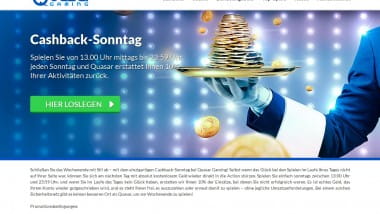 Cashback ohne jegliche Umsatzanforderung