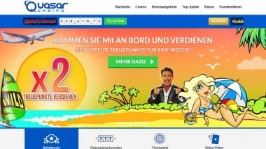 Doppelte Treuepunkte im Quasar Casino