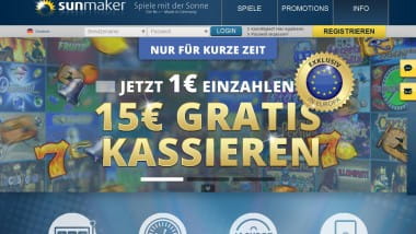 Mega Jackpot bei Sunmaker gefallen