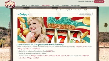 Riesengroßes Free Play im 777 Casino