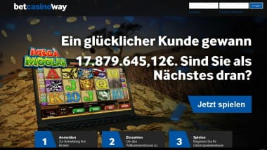 Der Topjackpot im Betway Casino