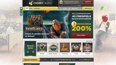 CherryCasino – 40 Freispiele für neue Kunden