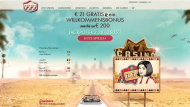 777 Casino – Mittwochs-Verlosung bringt bis zu 777 Euro Bonus