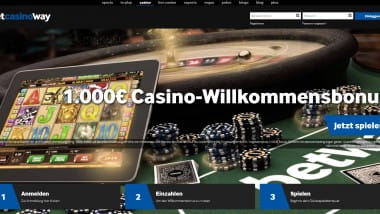 Betway Casino: 1.000 Euro Bonus für neue Spieler
