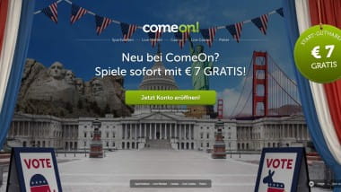 ComeOn Casino: Freispiele und Bonus in den USA-Wochen