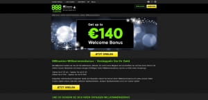 888 Casino Willkommensbonus