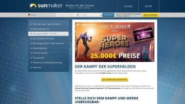 Sunmaker – Superhelden-Turnier bringt 25.000 Euro