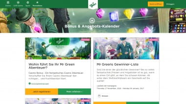 Mr Green: Ein Jahr lang wöchentlich Bargeld kassieren