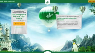 Mr Green: 100 Euro Bonus und 100 Freispiele warten