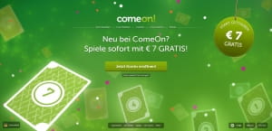 ComeOn 7 Euro Gratis