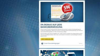 Sunmaker: Dauerhaft 5% Bonus mit der Banküberweisung