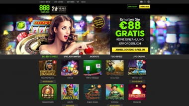 888 Casino: 140 Euro Bonus zum Start sichern