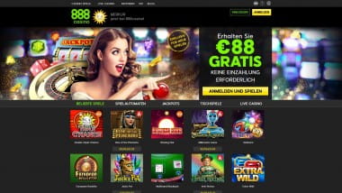 888 Casino: 88 Euro Bonus ohne Einzahlung kassieren