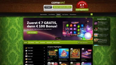 ComeOn Casino: Zwei Bonusangebote zur Wahl