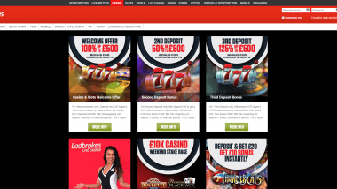 Ladbrokes Casino: Doppelter Bonus für Neukunden