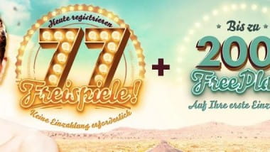 777 Casino: 77 Freispiele ohne Einzahlung kassieren