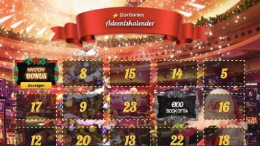 Stargames: Tägliche Extras mit dem Stargames Adventskalender sichern