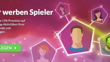 Quasar Gaming: 15% Provision für das Werben neuer Spieler