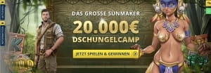 Sunmaker Dschungelcamp Aktion