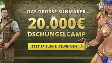 Sunmaker: 20.000 Euro Preisgeld warten im Dschungelcamp