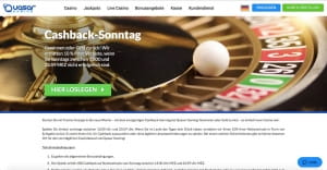 Quasar Gaming Cashback Sonntag