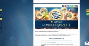 Sunmaker Wunschkonzert Aktion