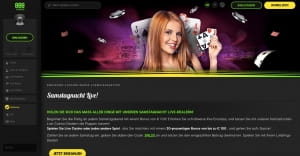 888 Casino Samstagnacht Bonus Aktion