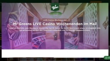 Mr Green Casino: Roulette-Versicherung am Spieltisch nutzen