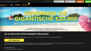 Stake 7: Große Sommerverlosung mit Preispool von 20.000 Euro