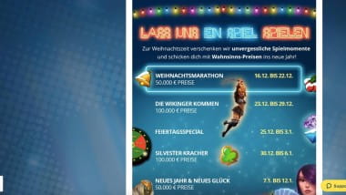 Sunmaker Casino: Haufenweise Preise im Dezember-Endspurt