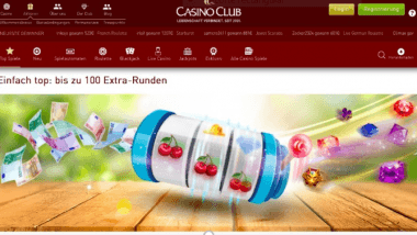 CasinoClub: 100 Freispiele Ende März kassieren