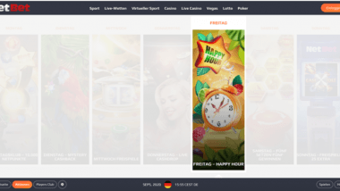 NetBet Casino: Freitags Happy Hour Bonus holen