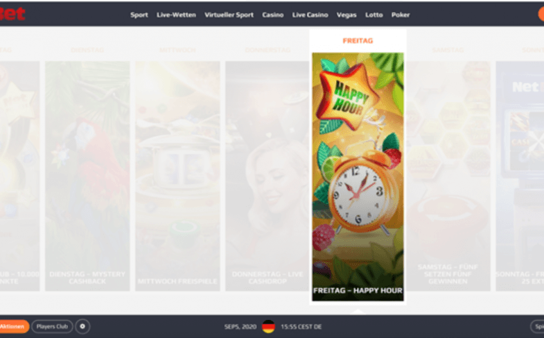 NetBet Happy Hour Bonus